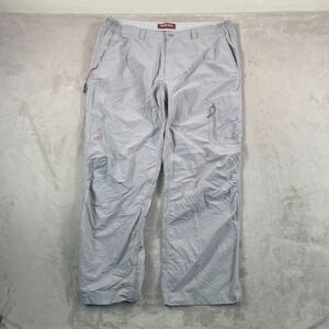 Simms Fishing Pants Men 2XL Grey Nylon Core3 Lightweight Outdoor Hiking‎ Cargo